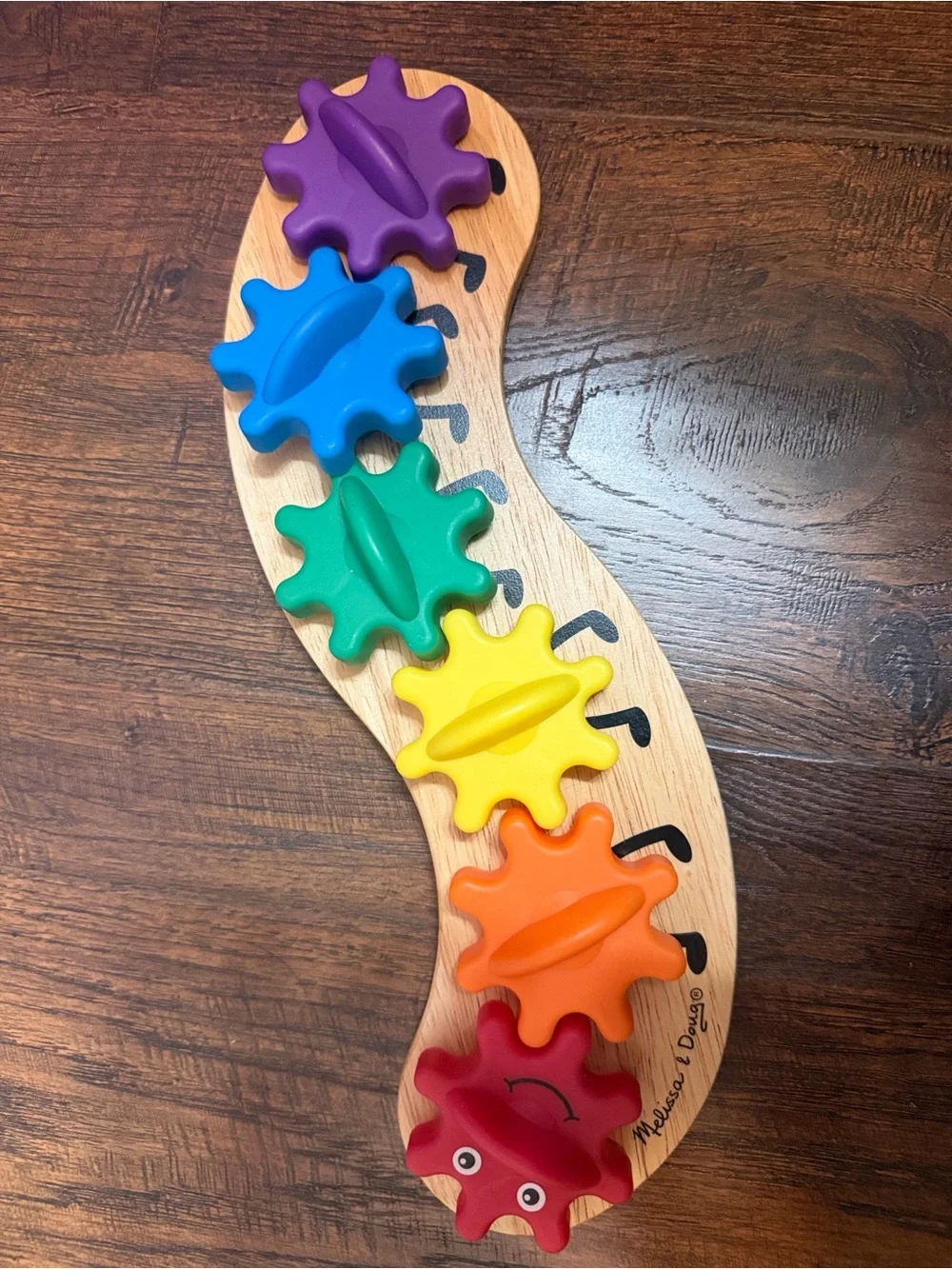 Melissa & Doug Rainbow Music and Stacking Toy Set - Colorful Kids Toys